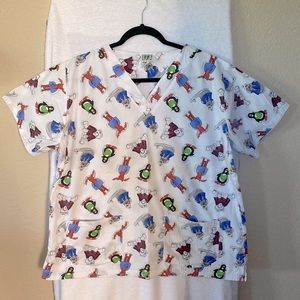 Ladies Uniform Advantage Scrub Top-size L